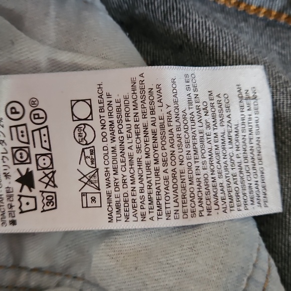 Levi's 511 38x30 Straight Leg Jeans, Dark Blue Wash Denim - Picture 4 of 10